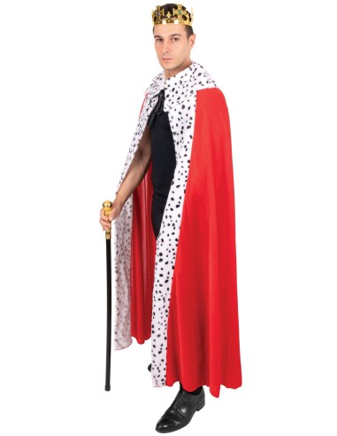 Cape royale rouge et blanche
