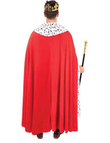 Cape royale rouge et blanche