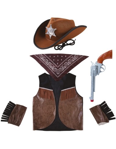 Set accessoires cowboy enfant