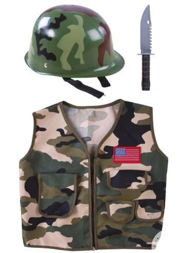 Set accessoires militaire enfant
