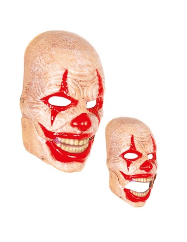 Masque de clown Halloween avec bouche articulée