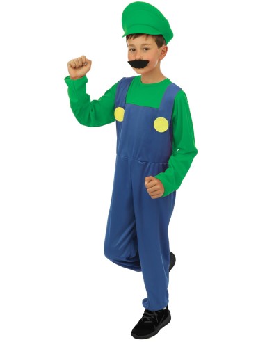 Déguisement plombier Luigi