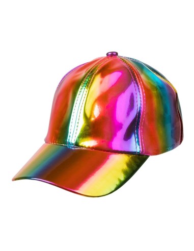 Casquette holo arc-en-ciel réglable