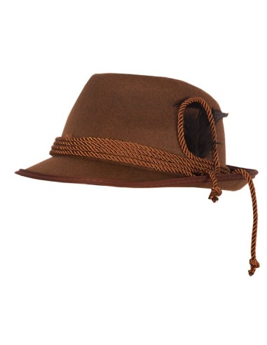 Chapeau feutre Tyrol marron