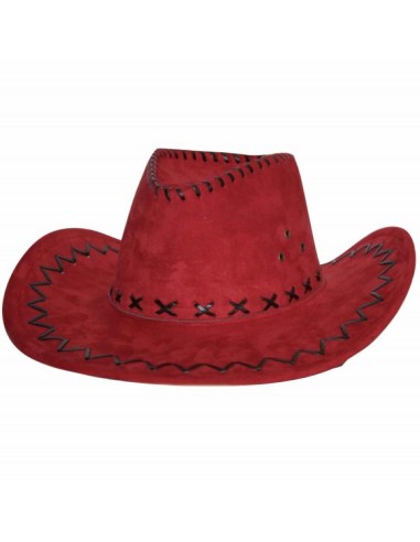 Chapeau cow-boy Buffalo rouge