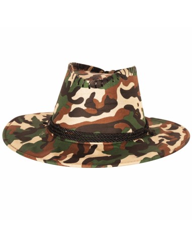 Chapeau cow-boy camouflage militaire