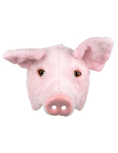 Demi-masque peluche cochon