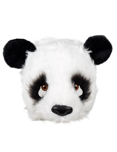 Demi-masque peluche panda