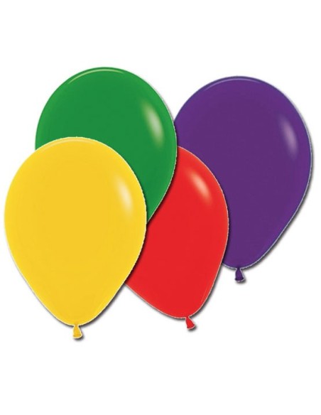 Sachet de 50 ballons de fête latex couleurs assorties à Lille