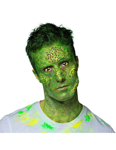 Lentilles radioactive jaune et noir