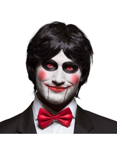 Lentilles spirales rouge poupée Saw