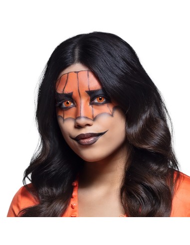 Lentilles Halloween orange