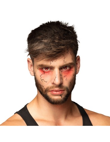 Lentilles explosion rouge