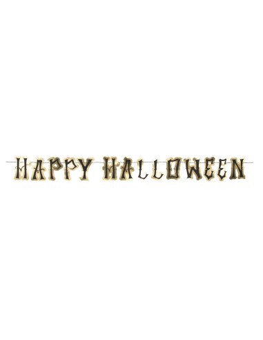 Guirlande lettres Happy Halloween