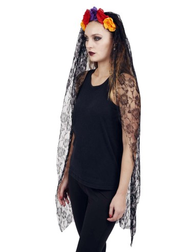 Serre-tête voile Day of the Dead