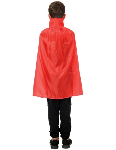 Cape rouge avec col