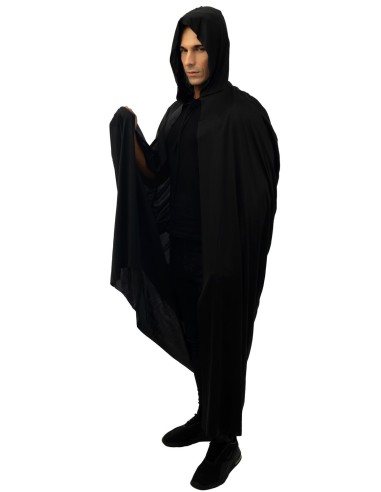 Cape avec capuche noire