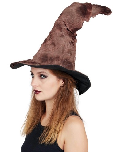 Chapeau de sorcière marron
