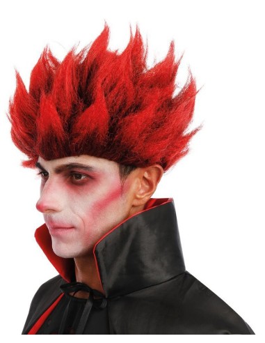 Perruque diable rouge