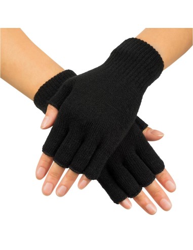 Mitaines noires courtes