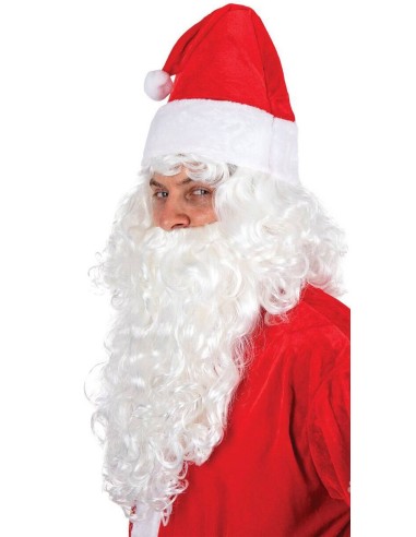 Perruque et barbe Père Noël