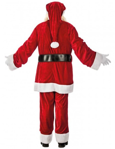 Déguisement Père Noël américain velours