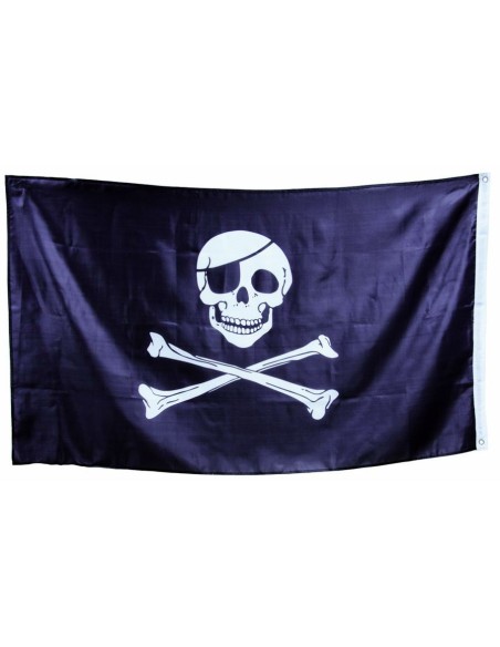 Drapeau pirate avec tête de mort
