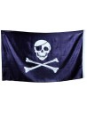 Drapeau pirate avec tête de mort