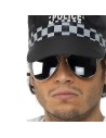 Lunettes métal police fumées