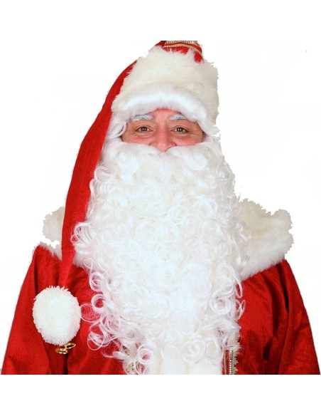 Barbe Père Noël avec perruque