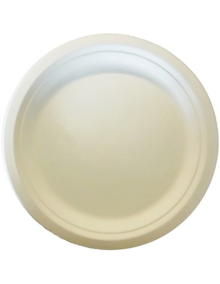 6 grandes assiettes blanches rondes