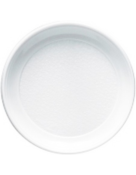 25 assiettes blanches