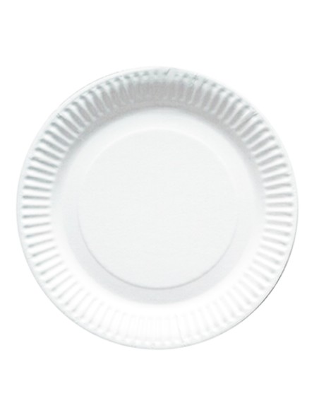 50 assiettes blanches Ø 23 cm