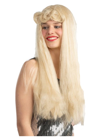 Perruque cheveux longs