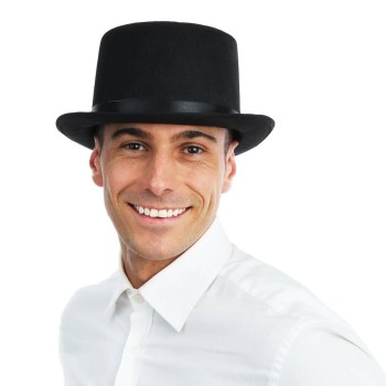 Chapeau haut de forme noir