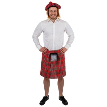 Kilt écossais rouge