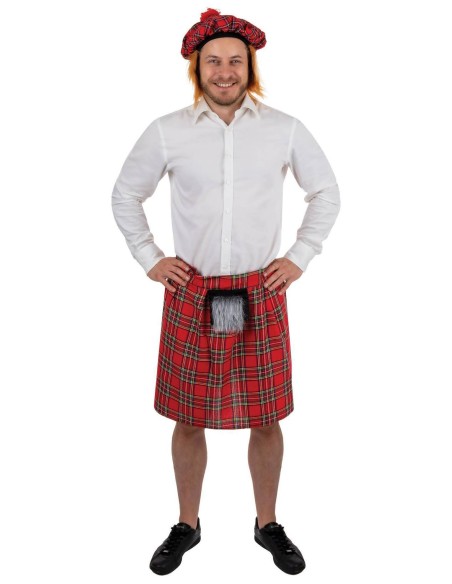Kilt écossais rouge