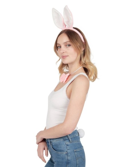 Set accessoires lapin rose
