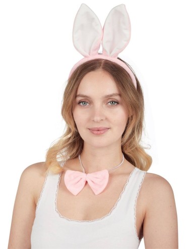 Set accessoires lapin rose