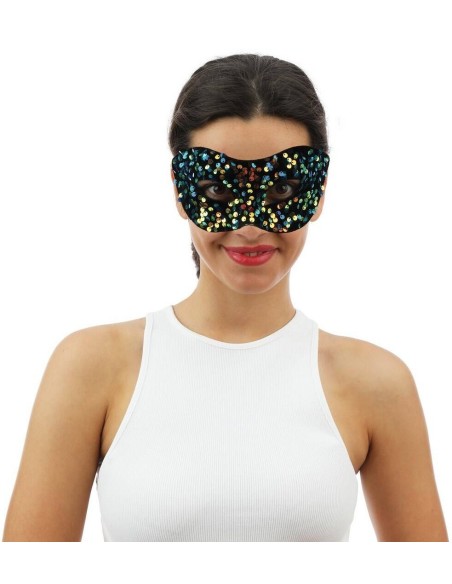 Loup à sequins brillants