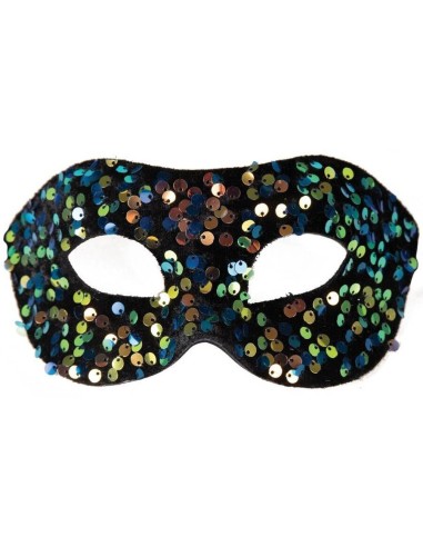 Loup à sequins brillants