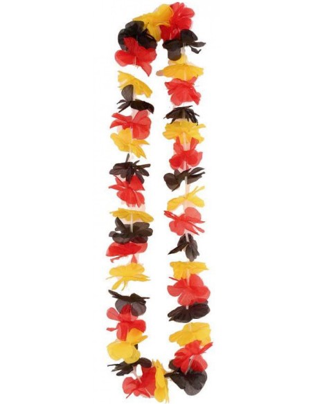 Collier fleurs Hawaï Belgique