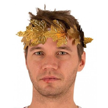 Couronne de lauriers dorés
