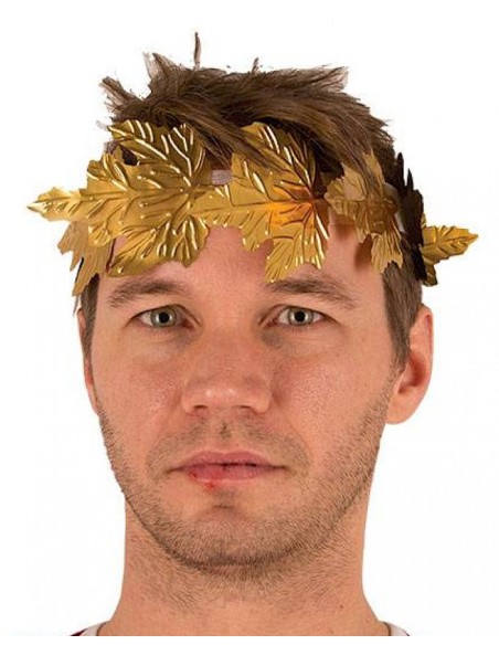 Couronne de lauriers dorés