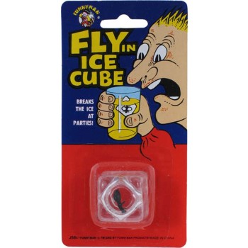 Faux glaçon avec mouche