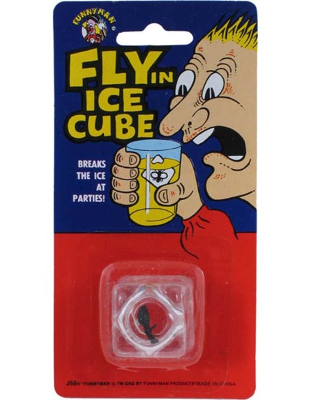 Faux glaçon avec mouche