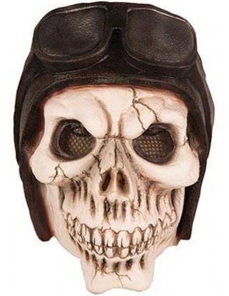 Masque de squelette aviateur