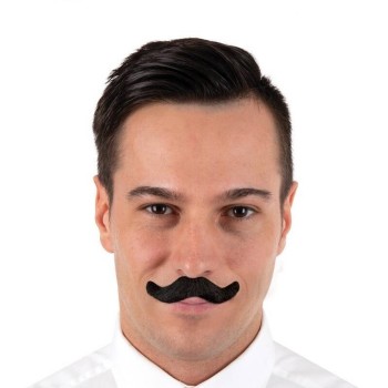 Moustache stylisée noire