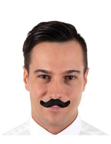 Moustache stylisée noire