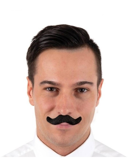 Moustache stylisée noire